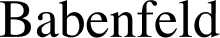 Babnfeld